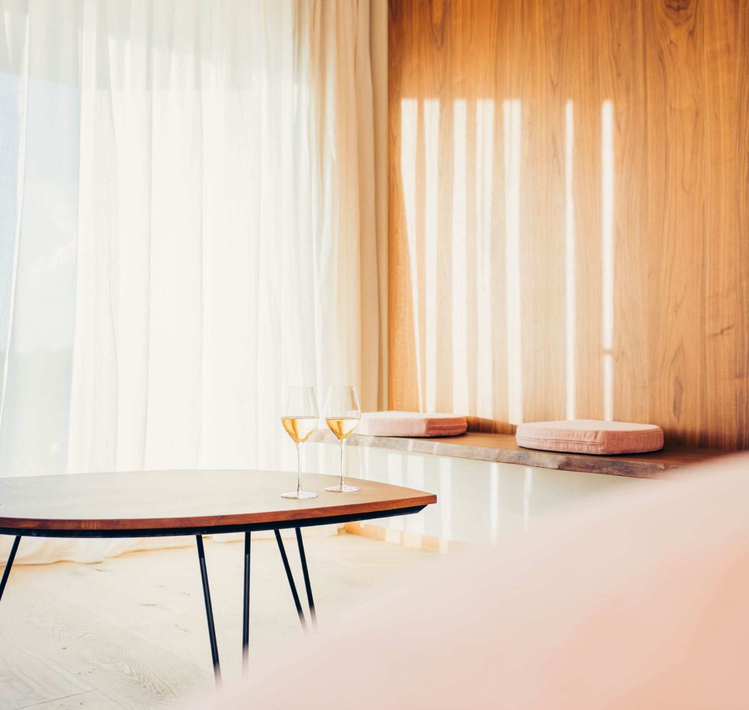 Chambre double avec champagne, relais d'orti